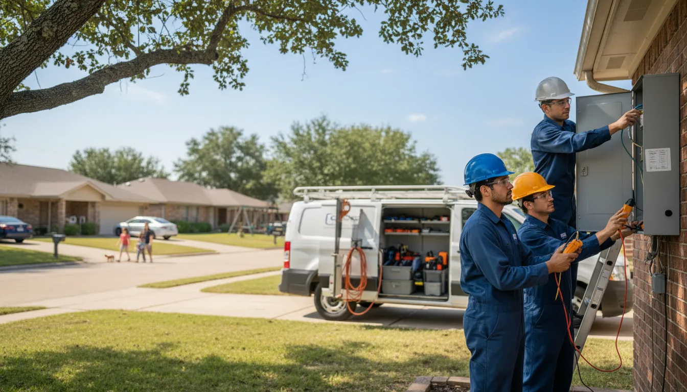 Certified electrician providing emergency electrical services in Florahome, FL